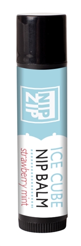 014da8f732e4c8f6d3f1c8e49d359cb3 Nip Zip Ice Cube Nip Balm - Strawberry Mint - Tube Carded - Image 1