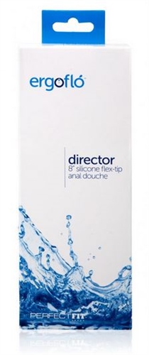 0234efb4c7a73b8cc8eb324c41fa3ebf Ergoflo Director 8 Inch Silicone Flex - Tip Anal Douche - Image 1
