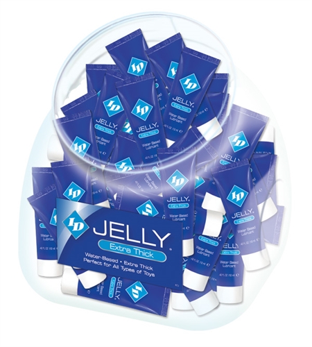 0287610109614c6694c6e13ab25f530b ID Jelly Extra Thick Water-Based Lubricant - 12ml Tubes - 72 Pieces Jar - Image 1