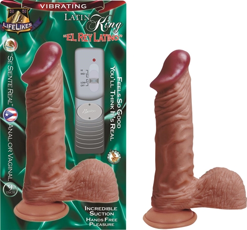 0382611fc5dac3ecde77262d8160a695 Lifelike Vibrating Latin King - Image 1
