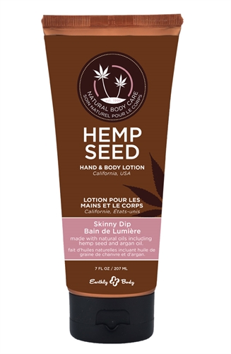 039c938c66ba49083c2f79d0a2fdbae0 Hemp Seed Hand and Body Lotion - 7 Fl. Oz. - Skinny Dip - Image 1