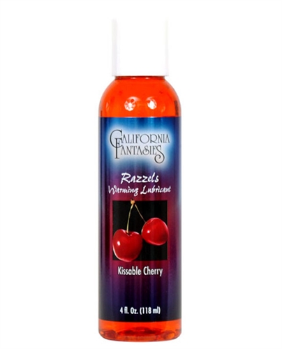 055fce5a07d365e046e703830d7f9ec3 Razzels Warming Lubricant - Kissable Cherry - 4 Oz. Bottle - Image 1