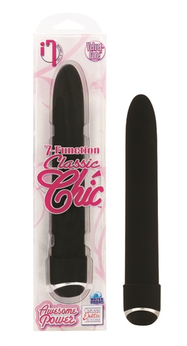 07592263728af517dc73c54b2e390dd8 7 Function Classic Chic 6 Inches Vibe - Black - Image 1