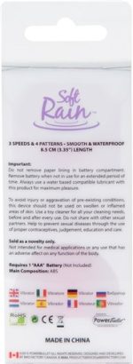 Soft Rain Power Bullet 3 Inch Breeze Coated 7  Function - Lavender - Image 3