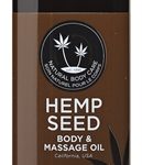Hemp Seed Massage and Body Oil - Dreamsicle - 8 Fl. Oz./ 237ml