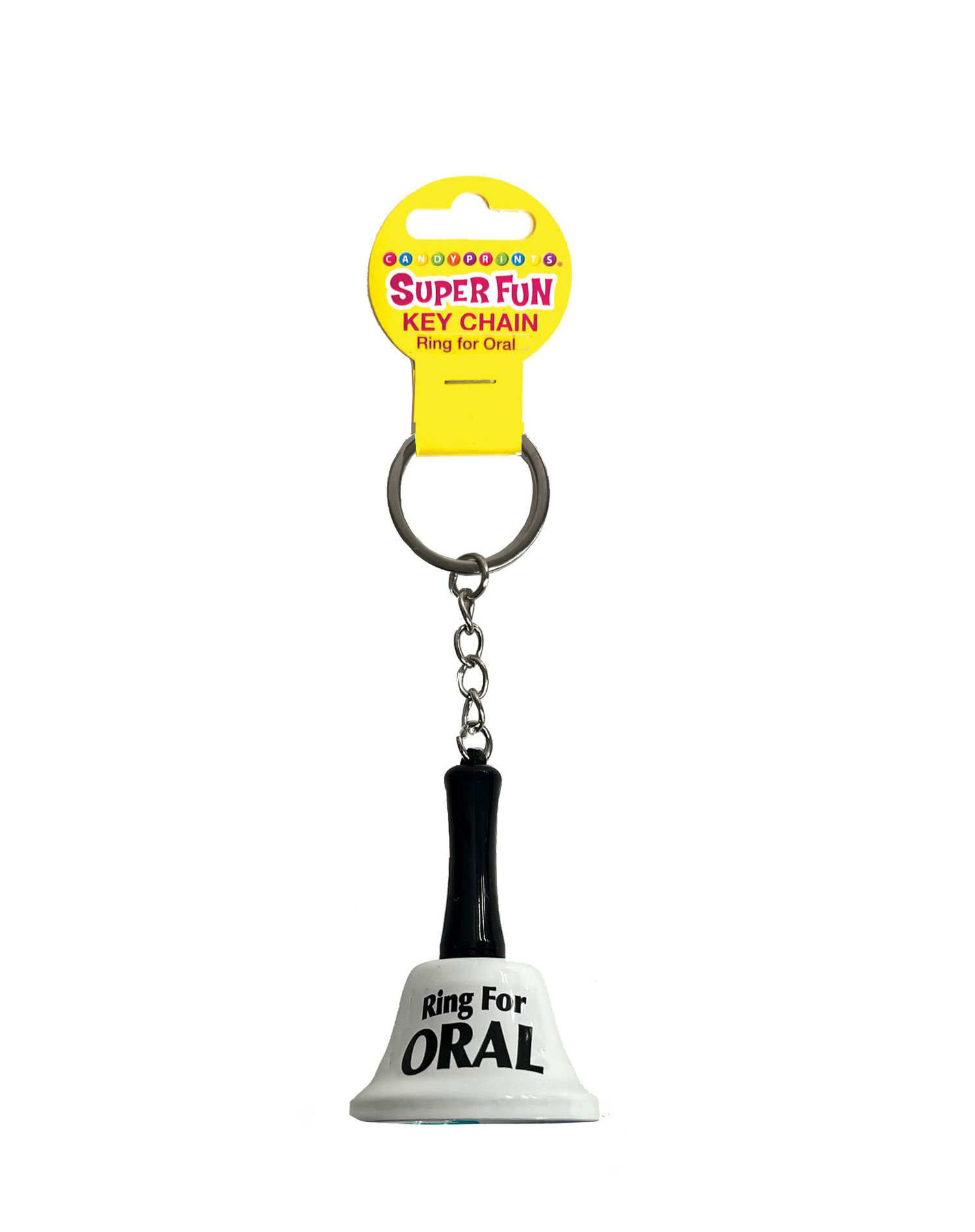 0DPJ5FctoPOvjc7qjWSAqXWiG6LSKAZh Super Fun Key Chain, Ring for Oral - White - Image 1