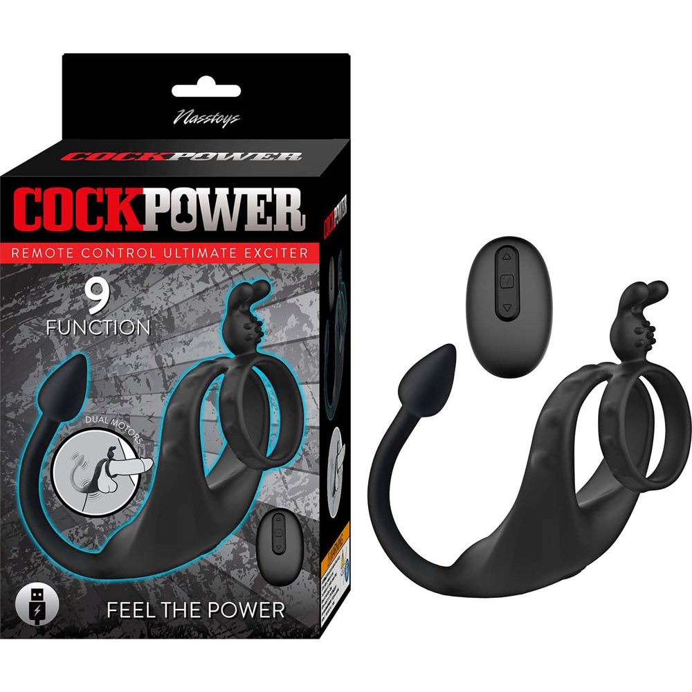 0JKHZtme Cockpower Remote Control Ultimate Exciter - Black - Image 1