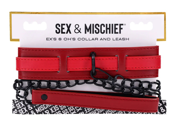 0ZpCKSVI eX's and Oh's Collar and Leash - Image 1