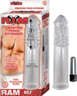Ram Vibrating Penis Extender - Clear