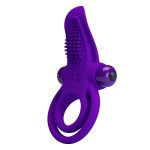 Pretty Love Vibrant Penis Ring - Purple - Image 3