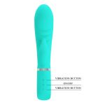 Prescott Super Soft Rabbit Silicone Vibrator - Vibrator -Teal - Image 6