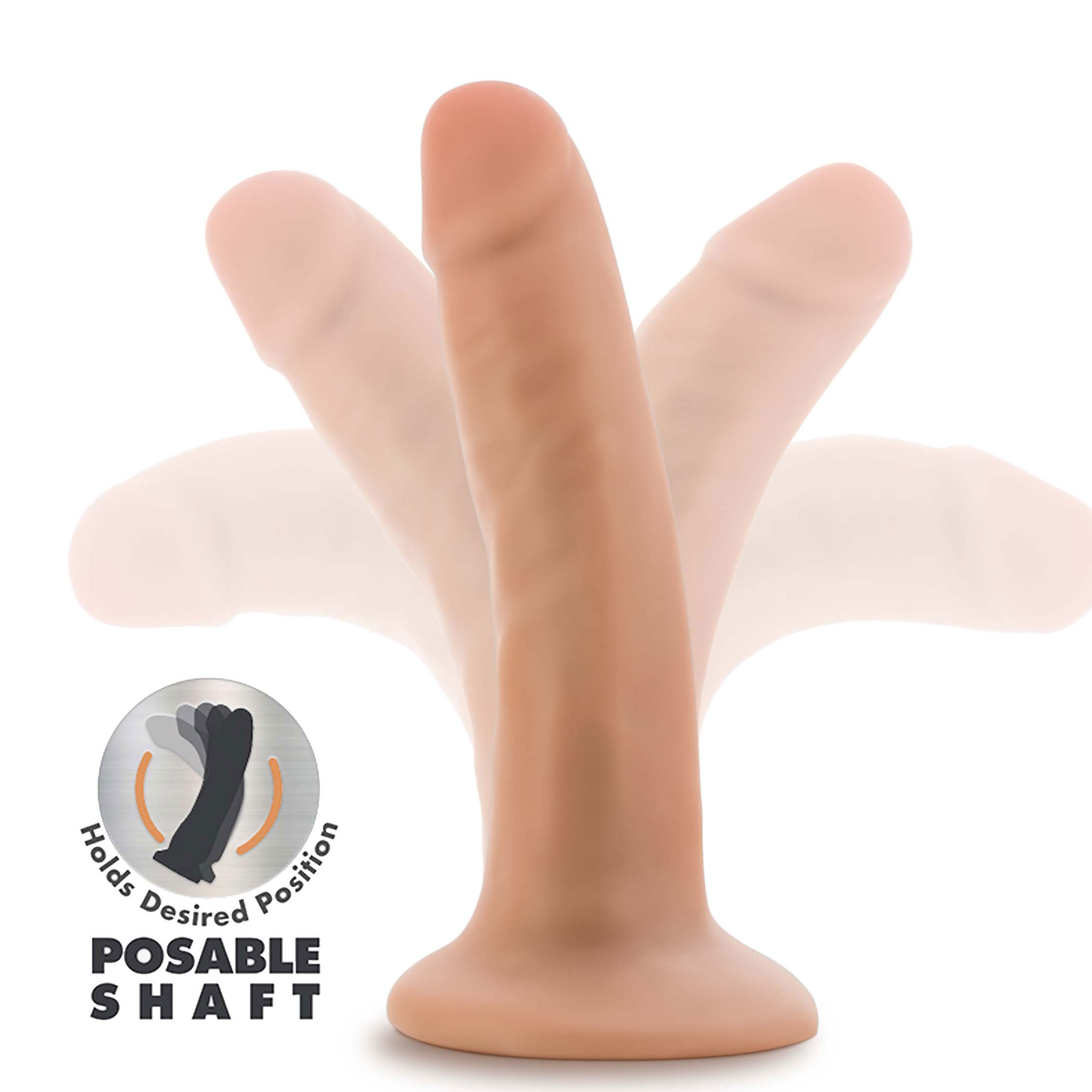 0t3ake4lKUCe5CZ7Ke3YM4zXL5mfcsgk Dr. Skin Plus - 5 Inch Posable Dildo - Vanilla - Image 1