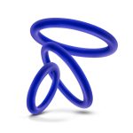 Performance - Vs4 Pure Premium Silicone Cockring Set - Indigo - Image 2