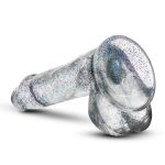 Naturally Yours - 6 Inch Glitter Cock - Sparkling Clear - Image 6