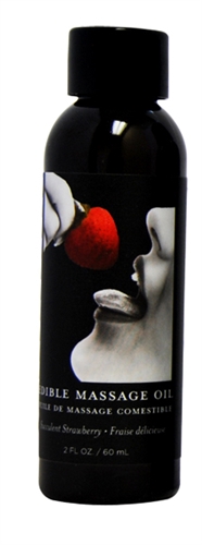 1207dfd1e9079762cf1f027b5f830fcd Edible Massage Oil - Strawberry - 2 Fl. Oz. - Image 1