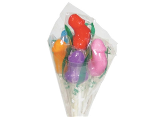 121964003a222ea08fe304c71ff906d5 Candy Penis Bouquet - 12 Piece Display - Image 1
