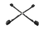 Velvet Noir Adjustable Hog Tie and Cuff Set - Image 2