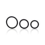 Rubber Ring 3 Piece Set - Black - Image 2