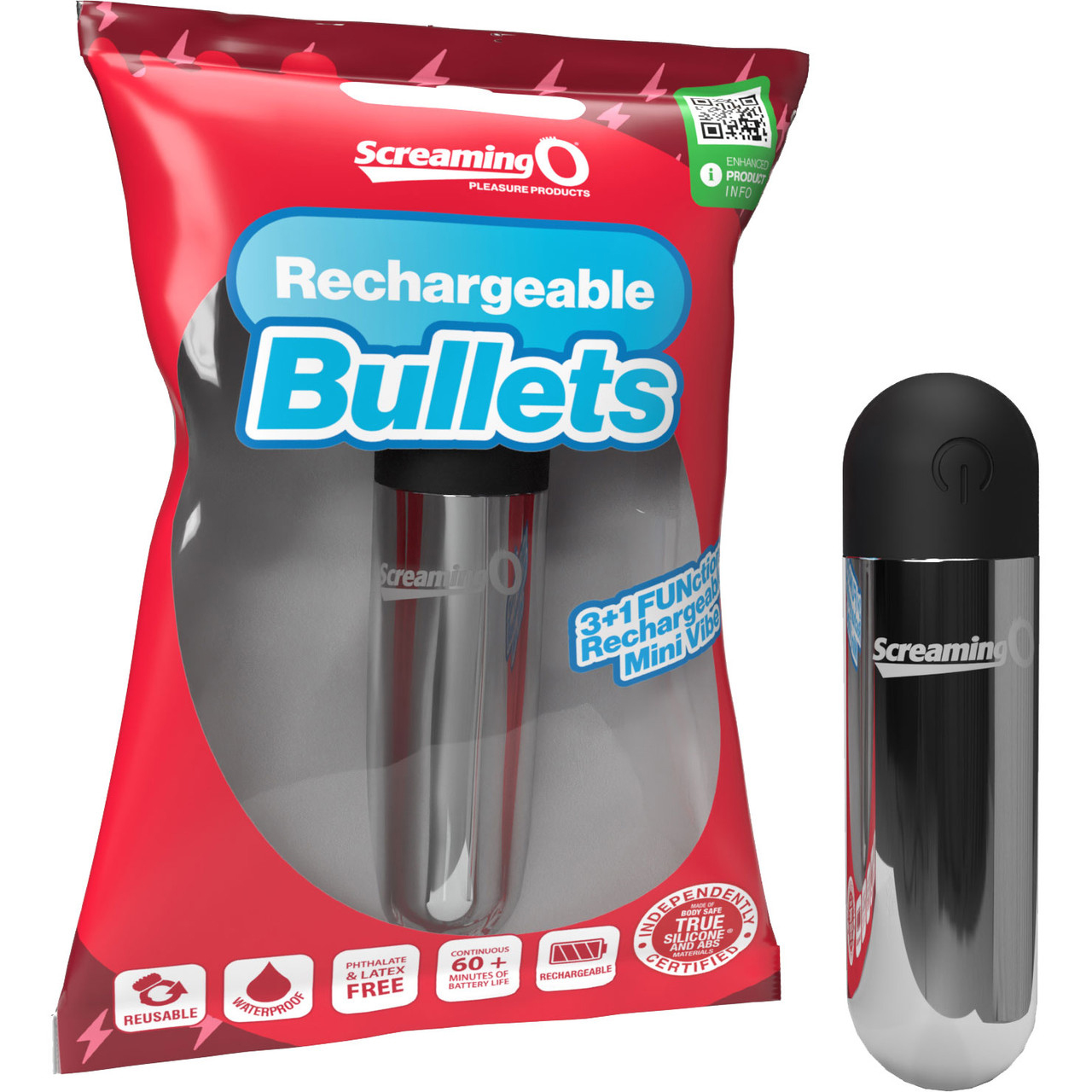 1Iuli1zYzEkzbbVbafcA18ZsAqvfZ10D Screaming O Rechargeable Bullets - Siliver - Image 1