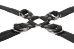 Velvet Noir Adjustable Hog Tie and Cuff Set - Image 3