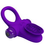 Pretty Love Vibrating Cock Ring II - Purple - Image 2