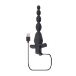 Vibrating Butt Beads - Black - Image 3
