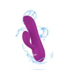 Jolie Mini Pleasure Ridges Rabbit Vibe - Berry - Image 3