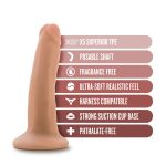 Dr. Skin Plus - 5 Inch Posable Dildo - Vanilla - Image 2