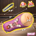 Misato the Shibari Girl Vibrating Pussy Stroker - Beige - Image 2