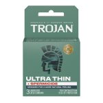 Trojan Ultra Thin Armor Spermicidal Condoms - 3 Pack - Image 3