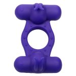 Silicone Rechargeable Triple Orgasm Enhancer - Purple - Image 8