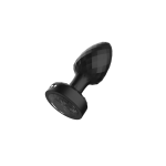 Twila Twirling Smoke Gem Light Up Vibrating Plug With Blk Heart Remote - Image 9