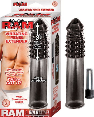23959648dc17692636d782877e08bdd1 Ram Vibrating Penis Extender - Smoke - Image 1