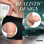 3.6" Silicone Packer Dildo - Light - Image 2