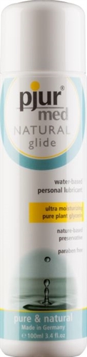 24c80330029a16f6cd656c430a6d5970 Pjur Med Natural Glide - 3.4 Fl. Oz. 100ml - Image 1