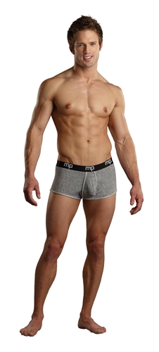 2736bb4a0cd12b1b8889c69efc61ae56 Heather Rib Enhancer Short - Large - Grey - Image 1