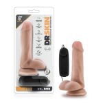 Dr. Skin - Dr. Rob - 6 Inch Vibrating Cock With Suction Cup - Vanilla - Image 3