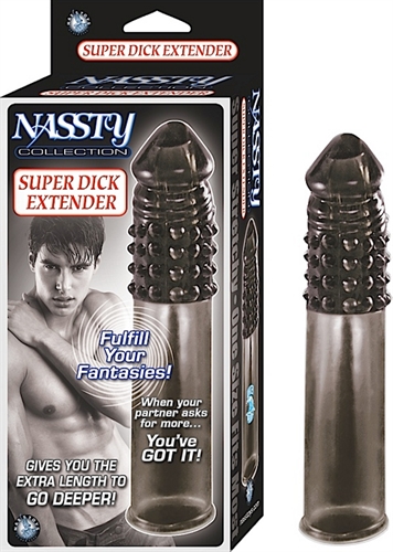 295a87134f352f89a74d449cd7d25fad Nassty Collection Super Dick Extender - Black - Image 1