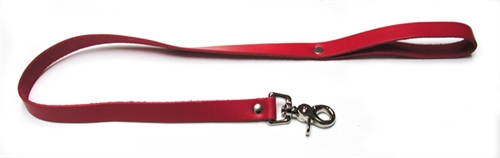 296e830d3e7c39c957ea52cb58aa5dd4 Leather Leash - Red - Image 1