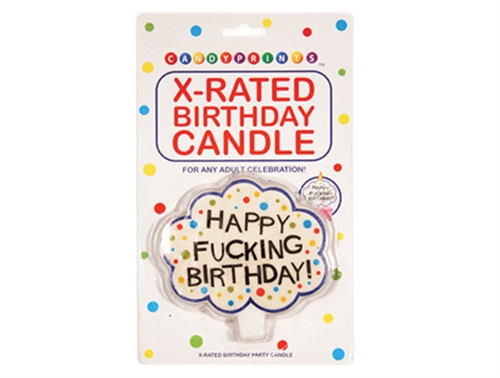 29ab521426cb11a7218f8761841a59ce X-Rated Birthday Candle - Image 1