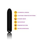 Bombshell Flexible Bullet - Black - Image 5