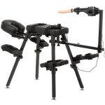 Obedience Bench With Sex Machine - Black - Image 7