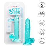 Size Queen 6 Inch - 15.25 Cm - Blue - Image 8