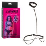 Euphoria Collection Plus Size Chain Halter/collar and Leash - Black - Image 3