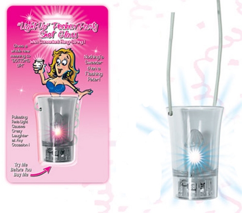 2e1aaeb975312620f9fcdea5e8496b2c Hanging Light Up Pecker Party Shot Glass - Image 1
