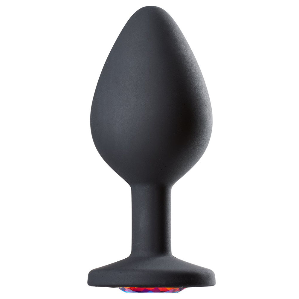 2eoeErb2cMZtCmYYR0gp9jqV1csGWo9w Cloud 9 Novelties Gems Jeweled Silicone Anal Plug - Medium - Image 1
