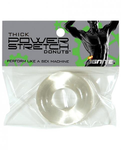 2f244d3cb4c4dee97255d2836cf41b0e Thick Power Stretch Donuts - Clear - Image 1