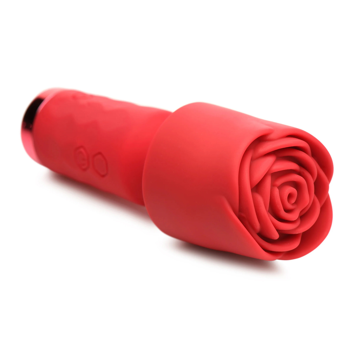 2f3V91f9zt2fYlWu0pNd5DWxEiOt3qfU Pleasure Rose-Petite Mini Silicone Rose Wand - Red - Image 1