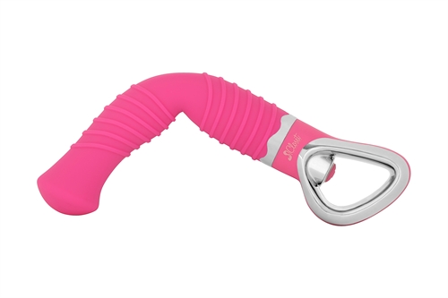 2f96333c8e64ecb6bde8300a3b4bee63 Ellie G Bendable Vibrator Ribbed - Pink - Image 1