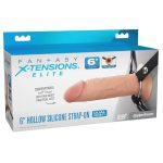 Fantasy X-Tensions Elite 6" Silicone Hollow Strap Dual Density - Light